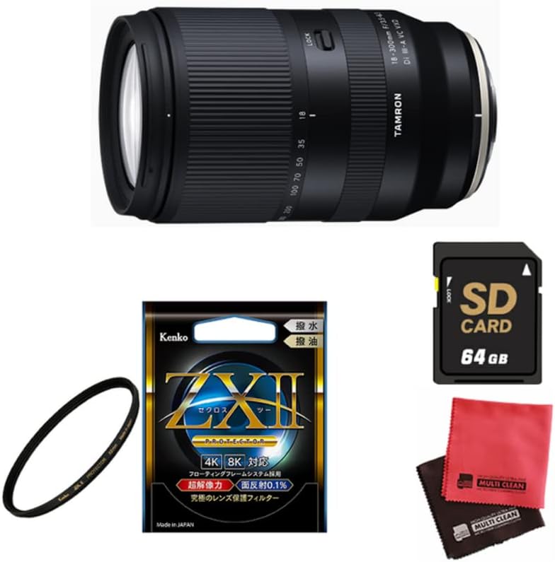 レンズ(ズーム) TAMRON 18-200mm F/3.5-6.3 Di III VC タムロン 18-300mm F3.5-6.3 Di-A VC VXD ソニーEマウント用 B061S